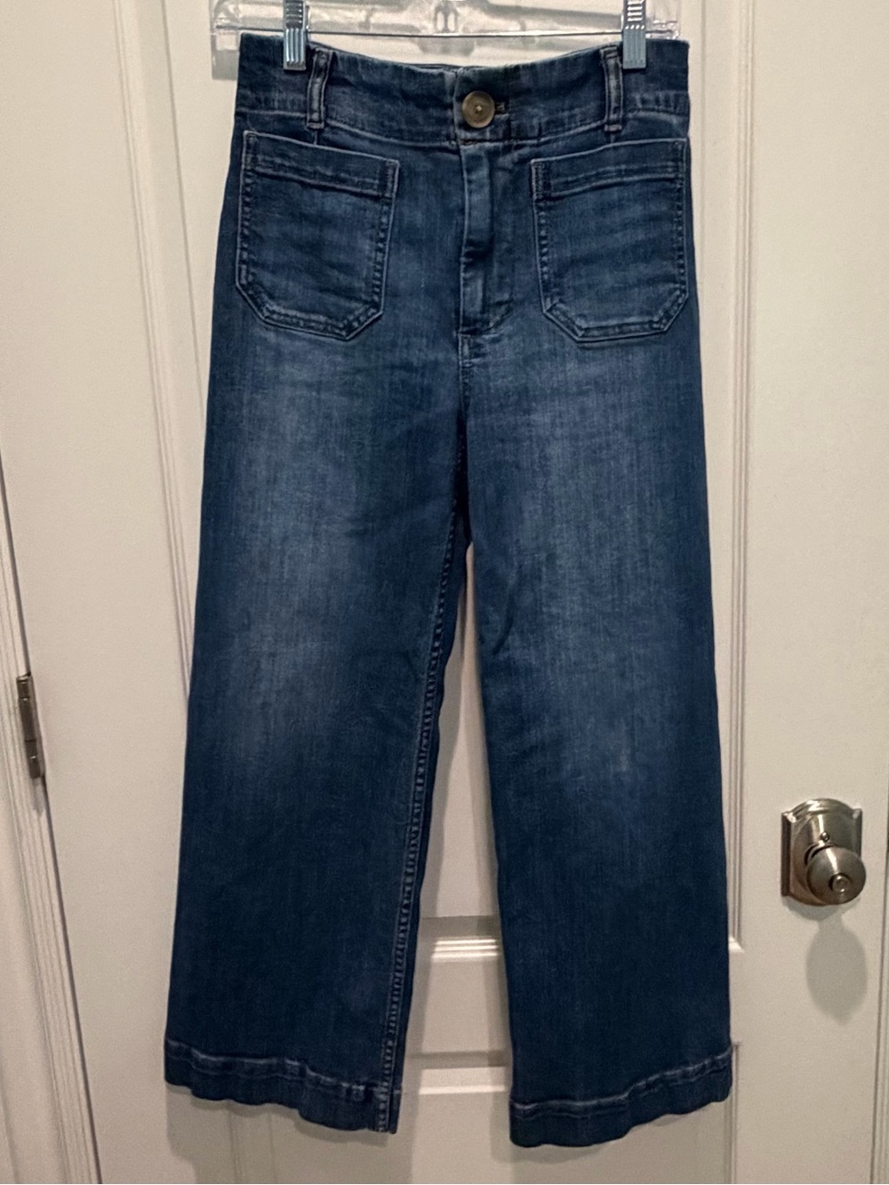 Maeve Anthropologie The Colette High-Rise Wide-Leg Cropped Jeans Women’s Size 2